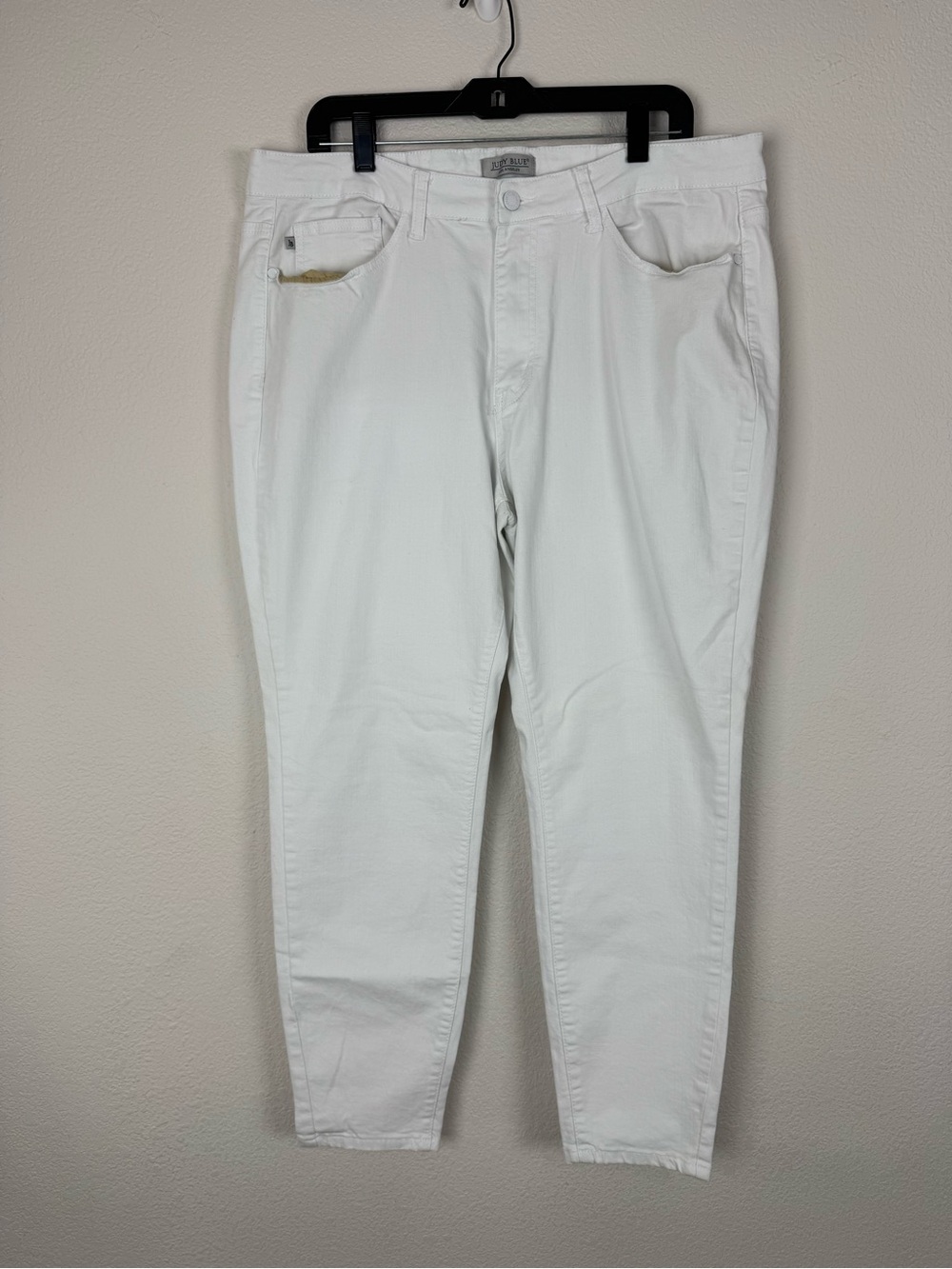 Judy Blue Skinny Fit White Denim Jeans